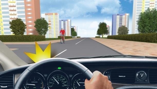 Повертаючи ліворуч у даній ситуації, Ви 