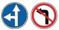 Що спільного у цих двох дорожніх знаків?