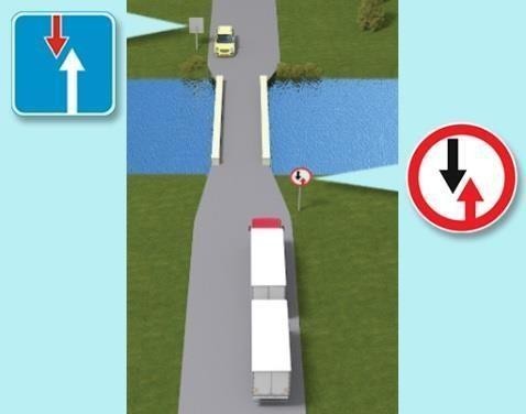 Хто з водіїв має перевагу під час зустрі